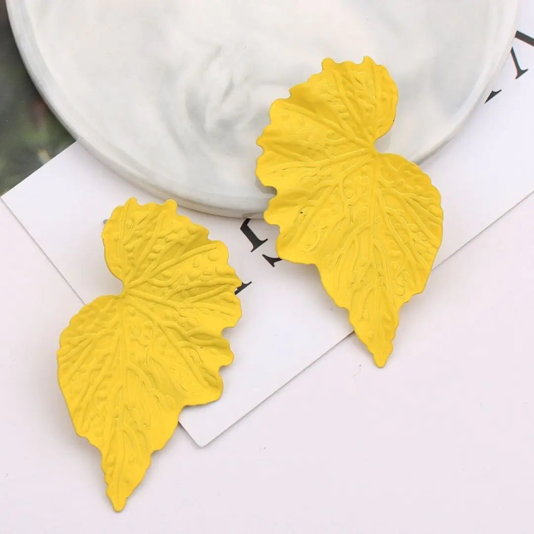 FREE Mirrored Leaf Earrings